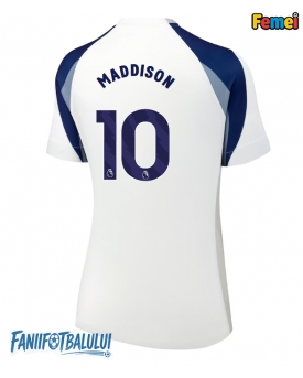 Tottenham Hotspur James Maddison #10 Tricou Fotbal Replică 2025-26 Femei Acasa